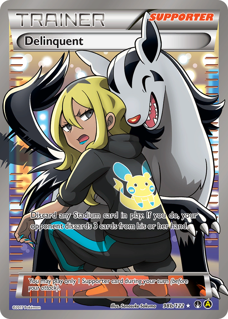 BREAKpoint Delinquent #98b/122 Alternate Art